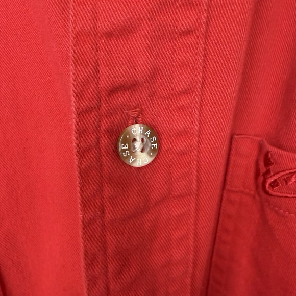 Vintage 90s Nascar Racing Chase Authentic Long Sleeve Button Up Red Shirt XL - Picture 9 of 16